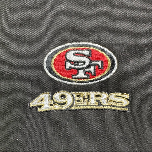 NFL DB Workwear SF 49ers Canvas Work Jacket Coat Quilted Lined Men’s Size 3XL - Picture 4 of 11